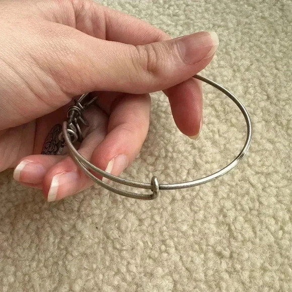 ALEX AND ANI Mom Bangle, Rafaelian Silver, One Size, Because I Love You Mom - Picture 4 of 11